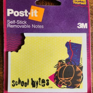 Vintage 1994 Garfield Post Its New Old Stock