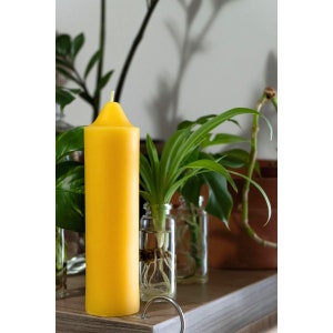 Beeswax Candle, Emergency Beeswax Taper Candles, Wall Candlestick, Bees Wax Candle Sticks, Tapered Candles,Decorative Beeswax Pillar Candles