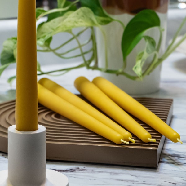 Taper Candles, Beeswax Candle Set, Dinner Candles, Wall Candlestick, Bees Wax Candle Sticks,Beeswax Taper Candle Gift,Cute Aesthetic Candles