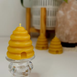 Bienenwachs Votivkerzen, Bienenstockkerze Babypartygeschenke, kleine Bienenwachskerze Gastgeschenke, Minikerzengeschenke, Honigkamm-Bienenwachskerzen