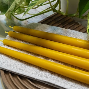 Taper Candles, Beeswax Candle Set, Dinner Candles, Wall Candlestick, Bees Wax Candle Sticks,Beeswax Taper Candle Gift,Cute Aesthetic Candles image 8