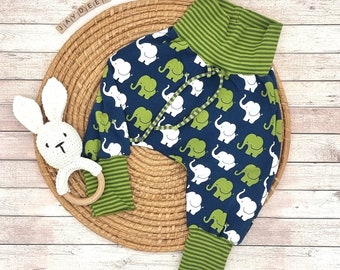 Size 44 - 92 Growing Pants "Elephant Green", Bloomers, Baby Pants, Children's Pants, Baby, Child, Harem Pants, Young, Girl