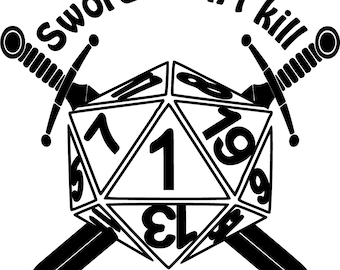 Dungeons and Dragons D20 Swords Dont Kill DMs Do