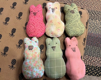 Handmade primitive bunnies