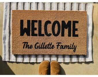 Welcome Personlized Doormat
