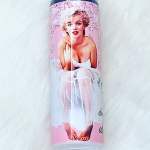 Marilyn Monroe Glitter Tumbler