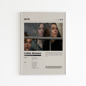 Little Women Movie Poster | Minimalist Movie Poster | Little Women | Custom Movie Print | Wall Art Print | Home decor |Couple Gift