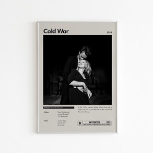 Kalter Krieg Film Poster | Minimalistisches Filmplakat | Pawel Pawlikowski | Benutzerdefinierte Film Druck | Wand Kunst Druck | Wohnkultur | Paar Geschenk