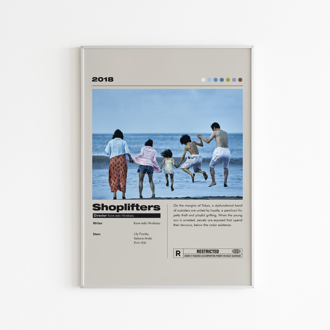 Shoplifters Movie Poster | Kore-eda Hirokazu Film Print - Etsy