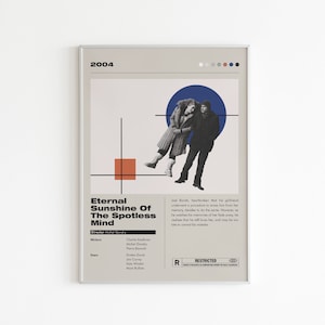 Eternal Sunshine of the Spotless Mind Poster | Minimalistisches Filmplakat | Benutzerdefinierte Film Druck | Wand Kunst Druck | Paar Geschenk