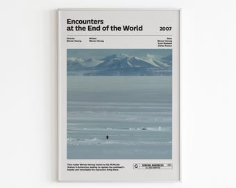 Begegnungen am Ende der Welt Filmplakat, Nihilist Pinguin Art (digitaler Download verfügbar)