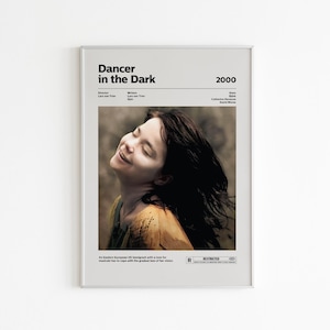 Dancer in the Dark Film Poster | Lars von Trier Film | Skandinavische Filmkunst | Wohnkultur | Einzigartiges Geschenk für Kino Liebhaber