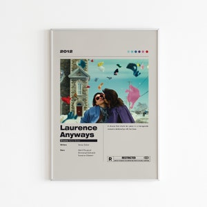 Laurence Anyways Cartel de la película / Cartel de la película minimalista / Película de Xavier Dolan / Impresión de arte de pared / Decoración del hogar / Cartel de la sala de estar / Regalo