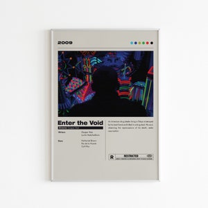 Enter the Void Movie Poster | Minimalist Movie Poster | Gaspar Noe | Custom Movie Print | Wall Art Print | Home decor | Gift for Him
