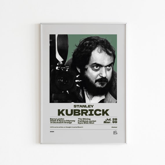 Stanley Kubrick Poster | Director Poster | Movie Poster | Wall Art
