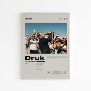 Another Round ''Druk'' Movie Poster | Minimalist Movie Poster | Mads Mikkelsen | Custom Movie Print | Wall Art Print | Home decor | Gift