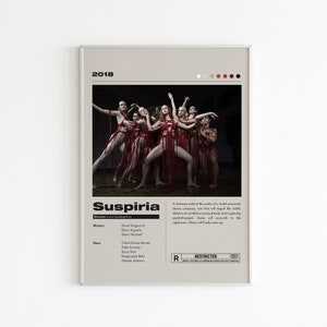 Suspiria Movie Poster: Minimalist Horror Film Print