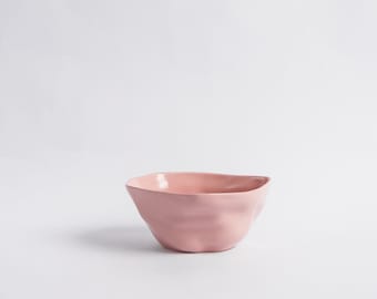 Pink Ceramic Rice Bowl| Breakfast Bowl|Cereal Bowl| Soup Bowl| Tableware| Dinnerware| Kitchen Decor| Housewarming Gift| Gift For Woman