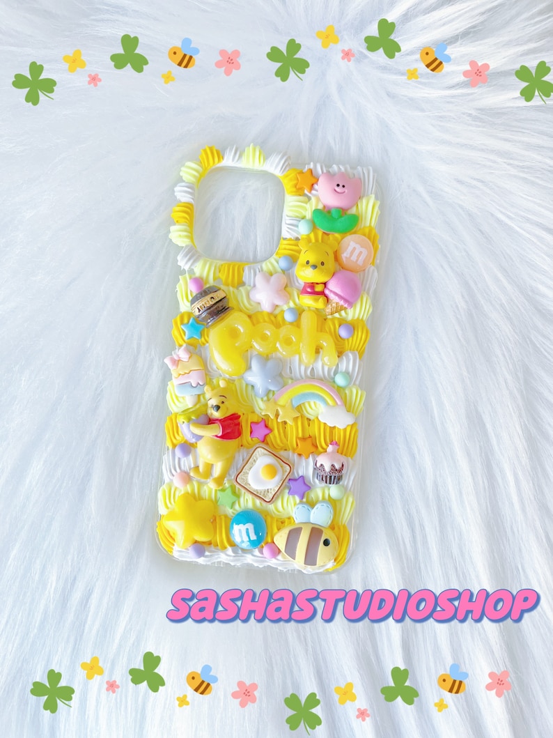 Decoden Cartoon Cute Pooh Bear Phone Case for Iphone and Etsy