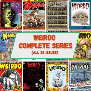 Complete Weirdo Magazine Series by Robert Crumb – 28 Vintage Underground Comics (1981-1993)