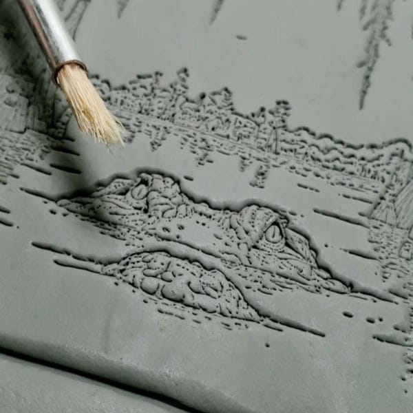 Clay Tile Roller – Swamp Gator