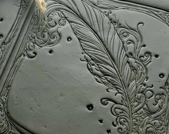 Clay Tile Roller - Feather Quill