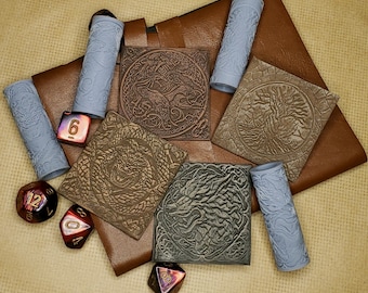 Mini Clay Tile Rollers - Ancient Norse tiles