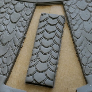 Scale Pattern Mini Tile Clay Rollers