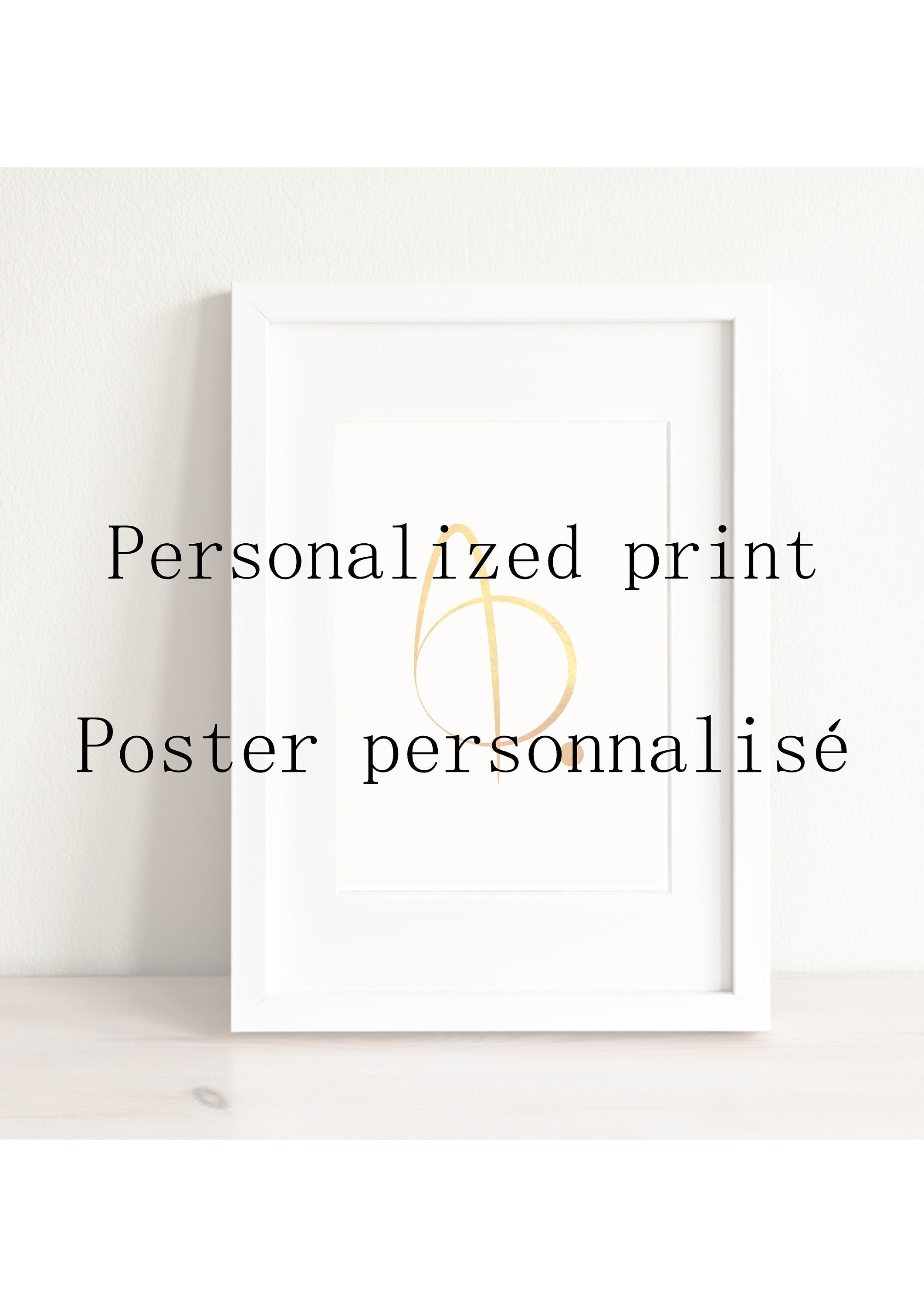 Votre Poster Personnalisé en A5, A4 ou A3