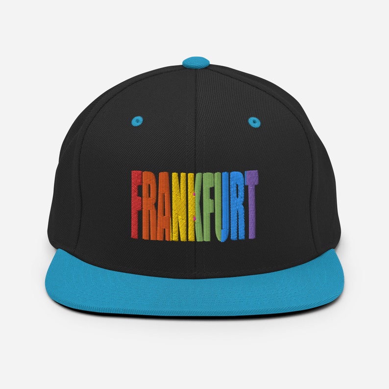 Bestickte Frankfurt Gay Parade Snapback Cap - Frankfurt Pride Cap Bestickt - Frankfurt Cap