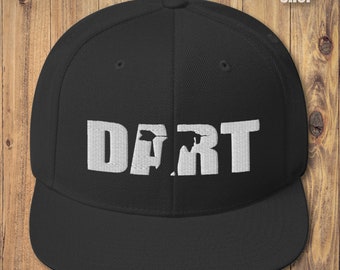 Embroidered Dart Snapback Hat - Dart Classic Snapback - Dart Hat