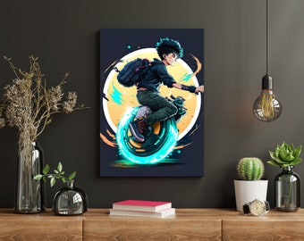 EUC Rider Canvas Print - Electric Unicycle Art Canvas Print Gift Idea - EUC Wall Art Print Canvas