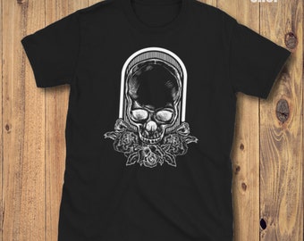 Unus Annus Shirt - Memento Mori T-Shirt- Skull Biker Unisex T-Shirt