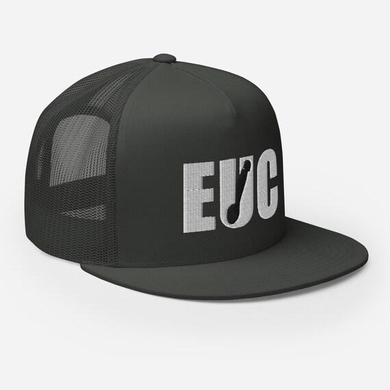 Embroidered EUC Mesh Back Hat - Monowheel Classic Snapback  display picture 3
