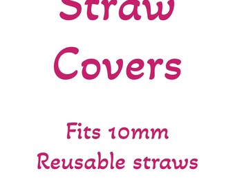 Straw covers / Fits 10mm straws
