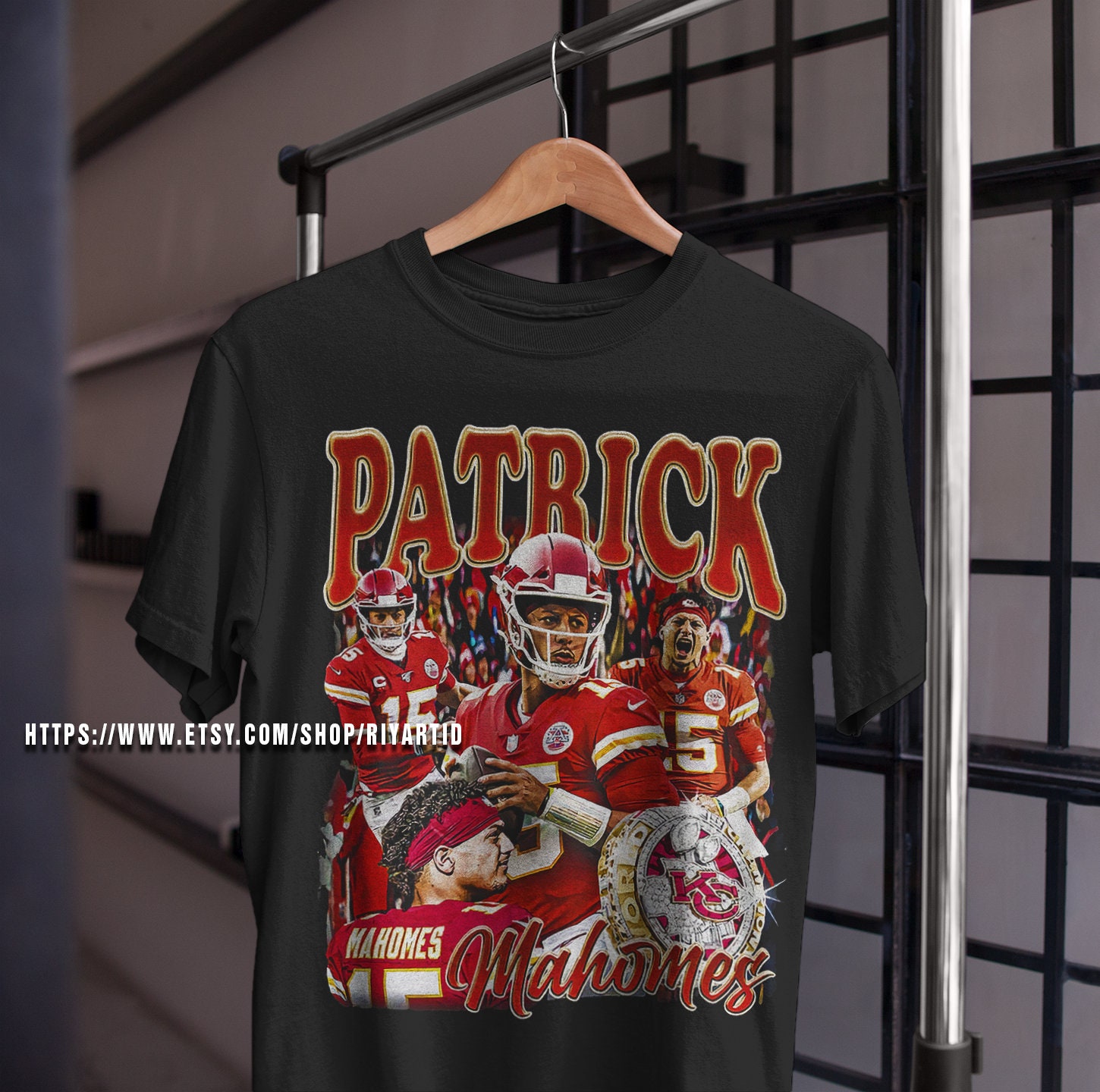 Discover Patrick Mahomes football graphic tee RAI110