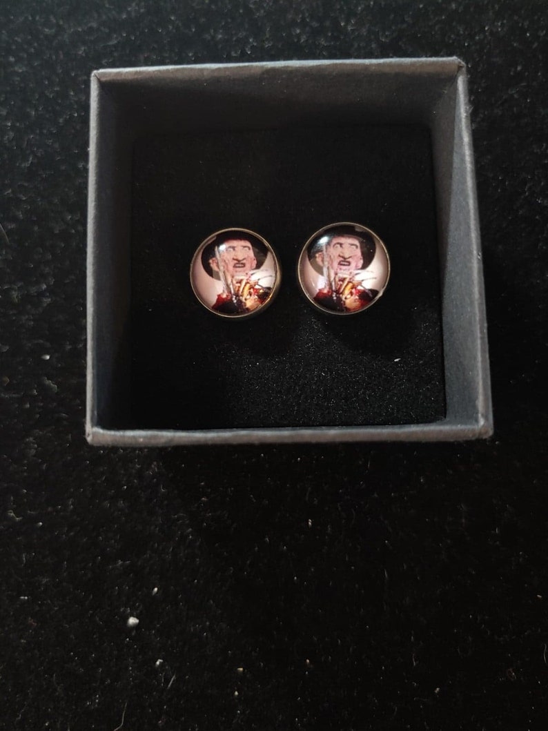 Freddy Kreuger Inspired Earrings