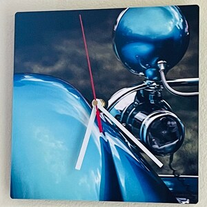 Metal Print Original Classic Car Clock, Limited Edition