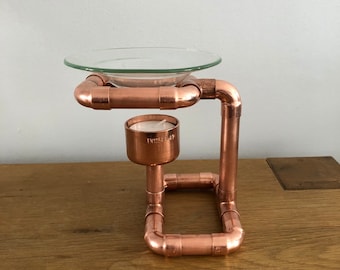 Handmade copper wax melt burner