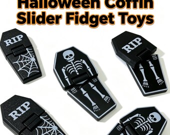 Halloween Slider fidget Party Favor, Classroom goodies Sensory Fidget Slider| Trick or Treat  Favor EDC gift for Kids, No Candy Halloween
