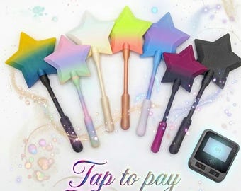 Personalized Tap-to-Pay Wand -Magic Card Holder Wand for Drive Thru -Star Wand Adjust Handle -Contactless Wallet - Aesthetic Gift for Her