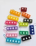 Personalized Keyboard Clicker | Custom Name Keychain | Keycaps Clicky Fidget Letters | ASMR Click Toy | Stress relief office gifts product logo