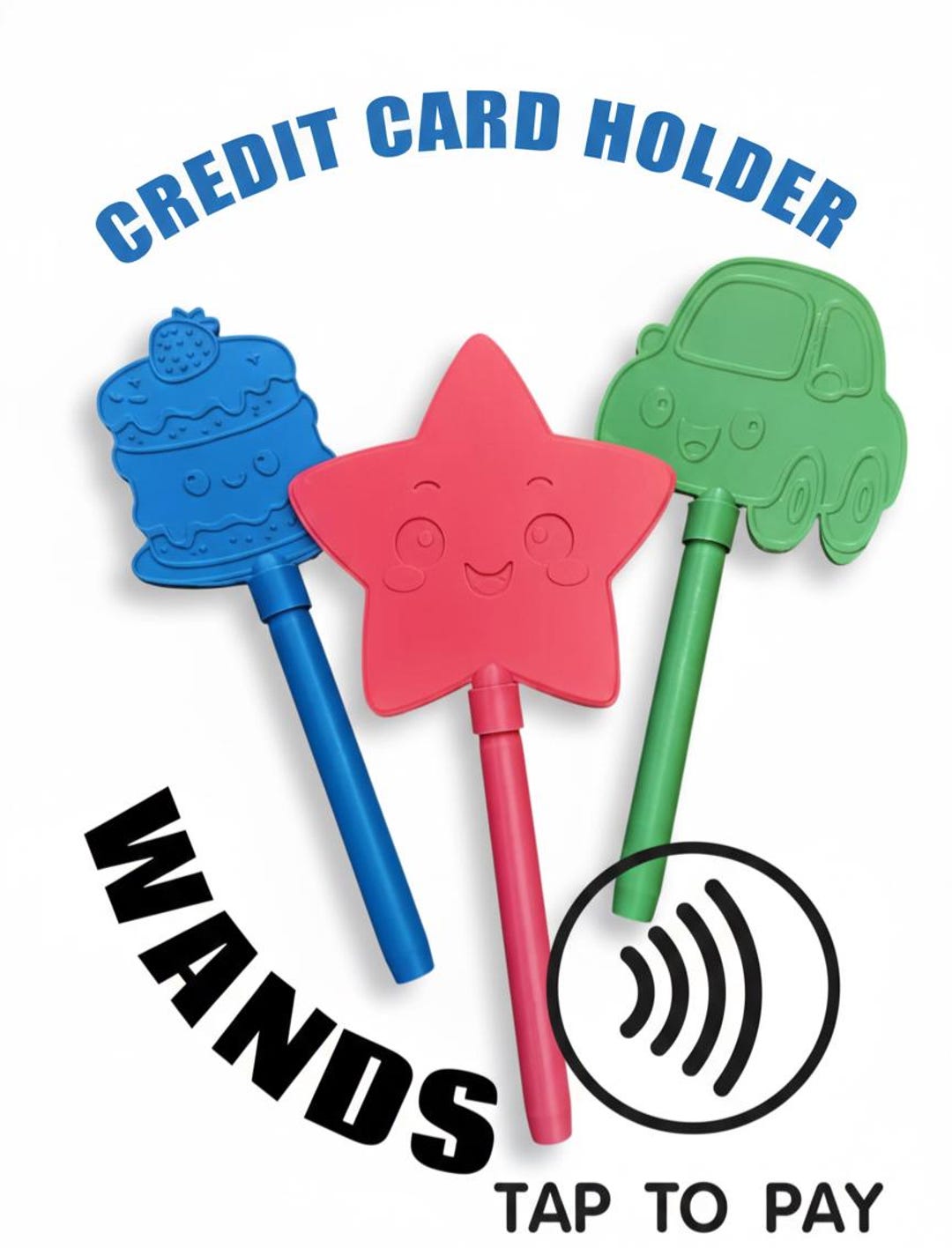 Magic Pay Wand - Funny Credit Card Holder for Contactless Payment, Cute ...