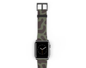 Camo Apple Watch Band, Army Camouflage Polyester Strap