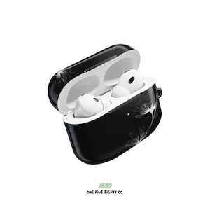 Gotiskt röntgenblommigt AirPod-fodral: Spöklikt Halloween-AirPod-fodral