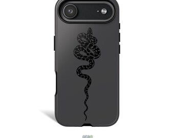 Coque de portable serpent effrayant : motif reptile gothique d'Halloween