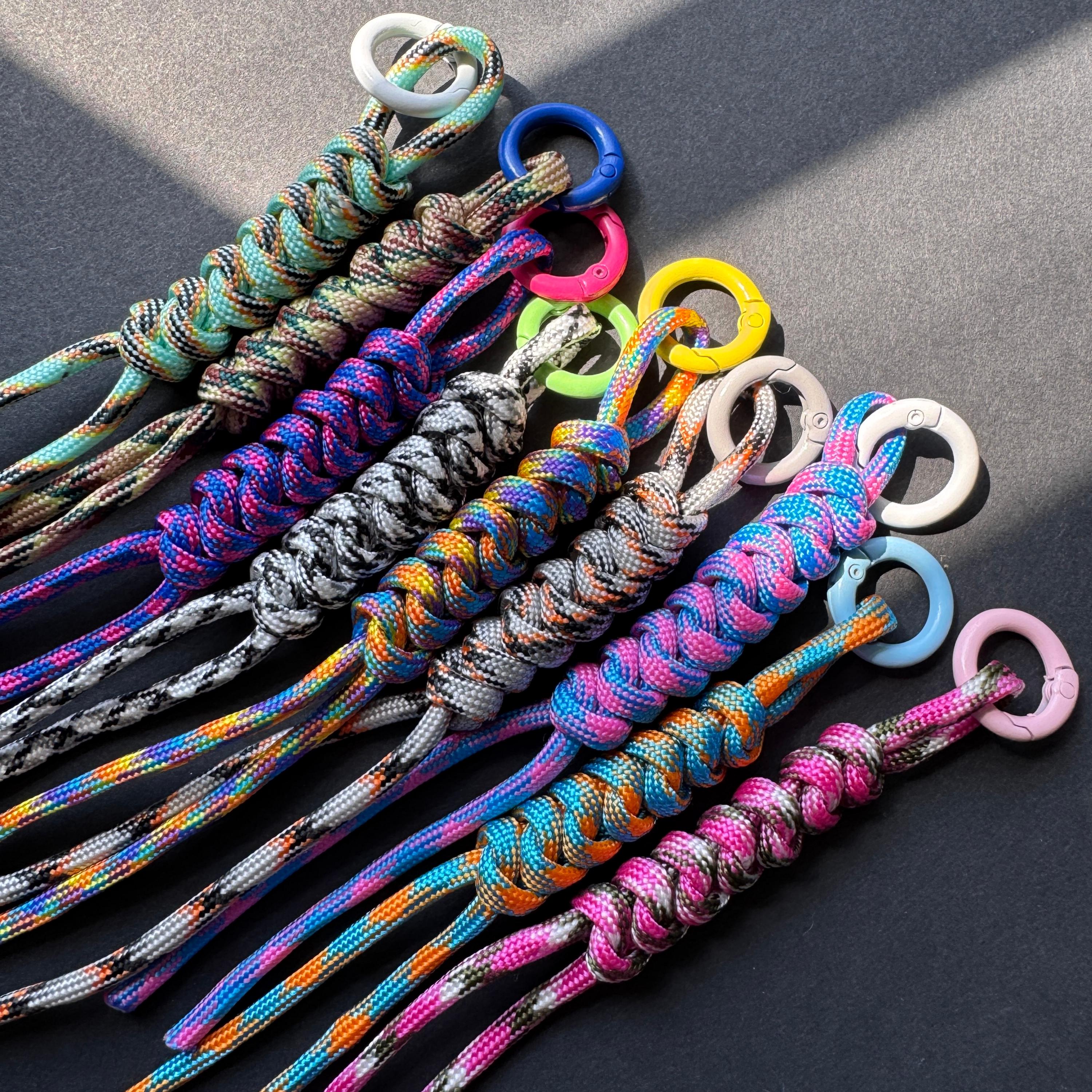 Wander Agio Fashion Jewelry Keychain - Sweater Chain & Bag Charm Gift With Colored Diamonds