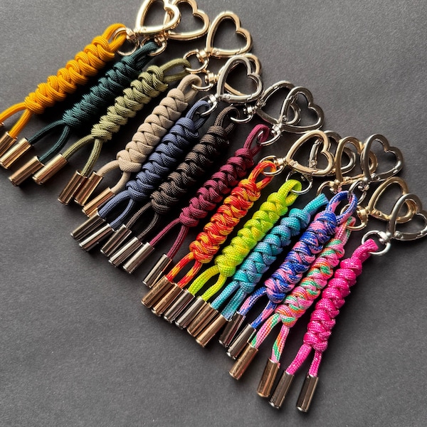 Paracord Personalized Bag Charm with Attitude