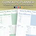 Guinea Pig Weekly Tracker Printable - Weekly Planner | Guinea Pig Care ...