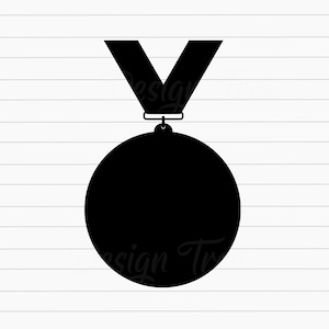 Medalha SVG, Medalha de Prêmio SVG, Medalha de Campeão SVG, Arquivo de Corte de Medalha, Vetor de Medalha de Prêmio, Clipart de Medalha, Medalha de Vencedores Svg, Cricut, Silhueta
